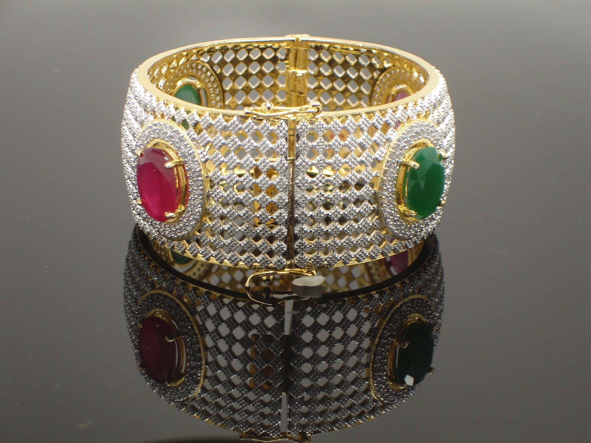 American Diamond Openable Bracelet