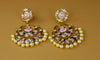 Meenakari Gold and Kundan Earrings