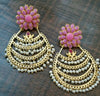 Pachi Pink Flower Earrings